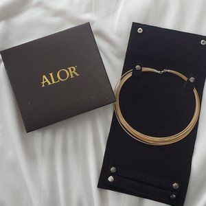 Alor 18k cable necklace